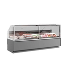 Vitrina Estrecha Take Away, Para Ensaladas Listas Para Llevar, Doble Servicio, Tradicional y Autoservicio, -1ºC a +5ºC, 0,89 m², VEE 12 S U - Infrico