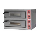 Horno Eléctrico para Pizzería, 2 Pisos Cocción, 4+4 Pizzas de 33 cm o 6 de 20 cm, E8-60-A - Casfri