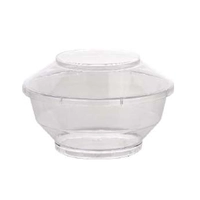 Miniatura Reutilizable - Copa PS Solara de 230 ml Transparente - Medidas Ø10,5x6,5 cm - 500 Unidades por Caja - 276021 - Macadamia