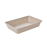 Envase Rectangular Pulpa de 830 ml - Medidas 23x15,6x4,5 cm - 300 Unidades por Caja - 846125 - Macadamia