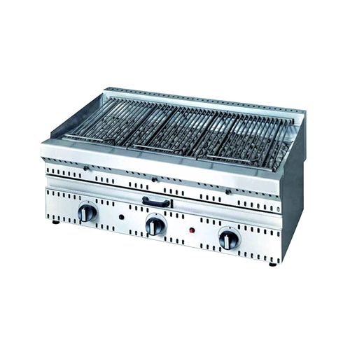 Parrilla Piedra Lávica, 4 Gamb, 4 Rejillas, 1300 x 700 x 400 mm, 2058.207 - 2058.207