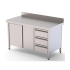 Mesa De Trabajo Inox Serie WTW160 - Clima Hostelería