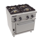 Cocina/Fogón MERCOOK 75, Horno, Gas, 36500 W, 4 Fogones, CC75COHO4FG - CC75COHO4FG