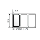 GN 1/3-65, 65 mm, 6041090044 - Coreco