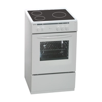 Cocina Doméstica Encimera Vitrocerámica, de 3 Fuegos, Cocina Independiente, Blanco - CVH-51 - Casfri