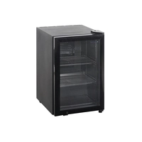 Armario Expositor Refrigerado de Encimera, 58 L, +2 a +10 °C, 1 puerta batiente de cristal de cierre automático, BC60 - Tefcold