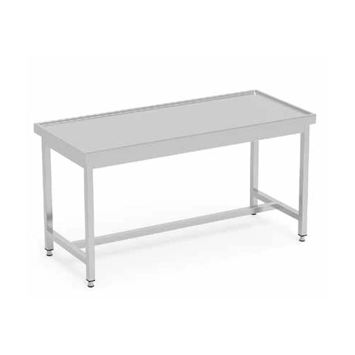 Mesa Central Soldada Con Perfil Vierteaguas Con Refuerzo GAMA 700, MCVS70-120, 700 mm, 1200 mm - MCVS70-120