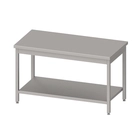 Mesa de trabajo MB107, 1000 mm, 1 Estante, Acero inoxidable - MB107