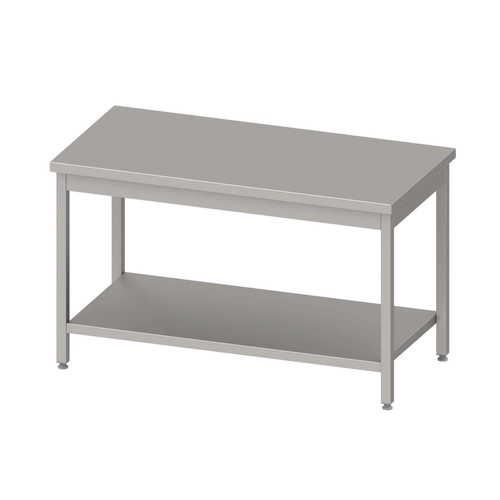 Mesa de trabajo MB107, 1000 mm, 1 Estante, Acero inoxidable - MB107
