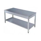 Mesa de trabajo Serie COMPLET EN ACERO INOX “DESMONTABLES” CENTRALES FONDO 600 - LÍNEA COMPLET - Casfri