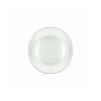 Plato Redondo de Cartón Blanco Serie 161101 - Macadamia