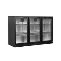 Refrigerador Backbar, 288 L, 1350 x 520 x 900 mm, +2 a +10 °C, 3 Puertas Cristal, BA31H - Tefcold
