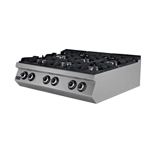 Fogão a Gás de Mesa, EMPPLS9KG030, 6 Bocas, 52,45 kW - EMPPLS9KG030