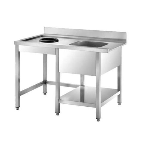 Mesa Lava Pratos Inox-Entrada, 2236.906DX, 1200x735x850 - 2236.906DX