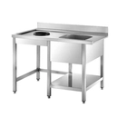Mesa Lava Platos Inox-Entrada Serie 2236.906DX/2236.908DX - Udi