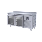 Mesa Snack MRV140TN, 5400.508, 2 Puertas Cristal, 1500x600x850 mm - 5400.508