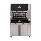 Asador De Pollo De Carbón/Leña CFW12, Acero Inoxidable, 18-24 Pollos - CFW12