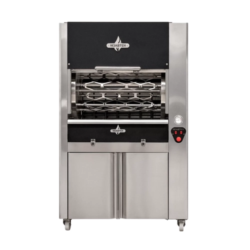 Asador De Pollo De Carbón/Leña CFW12, Acero Inoxidable, 18-24 Pollos - CFW12