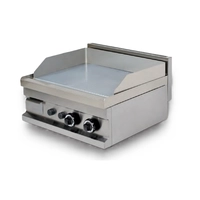 Fry Top a Gas y Parrillas Lava a Gas, 6S 6FTGLR, Encimera Lisa y Rallada - Mes cooking