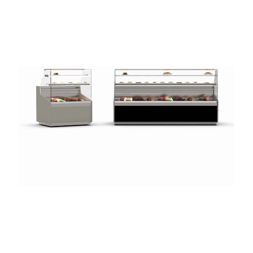 Vitrine Expositora VHR2B-10-90, 1060 mm, Reta - VHR2B-10-90