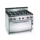 Cocina 80CBG16XL, 6 F + Horno Maxi, 52.7 kW, 6 Fuegos - Granita