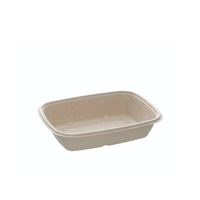 Envase Rectangular Pulpa Laminado de 825 ml - Medidas 21x16x5 cm - 300 Unidades por Caja - 48632 - Macadamia