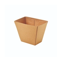 Bol Cartón Corrugado Kraft, 450 ml, 11.5 x 8 x 9 cm, 42393217 - Macadamia