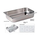 Separadores Cubetas GN, Acero Inoxidable, GN 324x24, SGN324 - Clima Hostelería