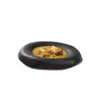 Plato Hondo Negro Lava - 100x100 Chef