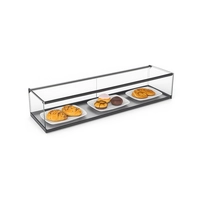 Vitrina VBP-P-2P NEUTRAS CRISTAL RECTO CON BASE Y PUERTAS - Casfri
