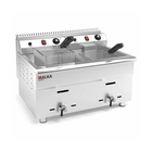 Freidora PFR1034, 34 L, 24 kW, Gas Natural o Butano/Propano - Malka