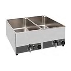 Calienta Tapas, Baño María, Sobre Banco, 3000 W, Acero Inoxidable, BMG-300 CON GRIFO - Casfri