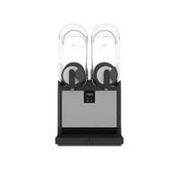 Granizadora Compacta de Última Generación de 2 Depósitos de 15L, Granizados y bebidas congeladas, 2 x 15 L, SMART XL 2 - Masquefrio