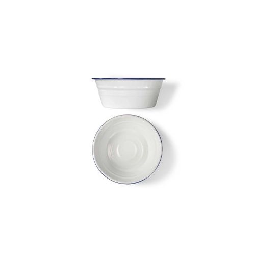 Balde Peltre Blanco/Azul Ø16 - 220/6002