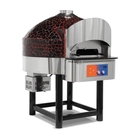Horno De Pizza A Gas, Base De Piedra Rotativa, 6 Pizzas, Diámetro 300 Mm, EMPSPO04 - Clima Hostelería