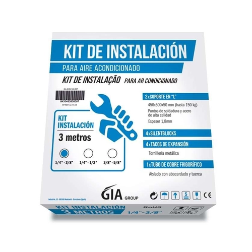 Kits de Instalação, 1/4 - 3/8 in, GIASK3M1438EST - GIASK3M1438EST