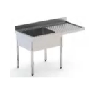 Fregadero L 126I, 1200 mm, Acero inoxidable AISI 304 - L 126I