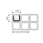 6041090048, GN 1/6-200, 200 mm - Coreco