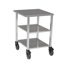 Carro De Carga Para Estacion De Rebozado, VITR01, 540 x 645 x 763 mm, Acero Inoxidable Duradero - Vizu