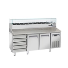 Mesa Pizza, 2000x335x435 mm, +2/+8 °C, 2929.710 - Udifri
