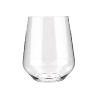 Vaso TT Elegance de 390 ml Transparente - Medidas Ø6,5x10 cm - 6 Unidades por Caja - 502321 - Macadamia