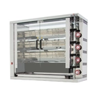 Asador Vertical a Gas, ARILEX, 3 Espadas, 21.00 kW, 3 Quemadores, Acero Inoxidable Satinado, 1 mm - Arilex