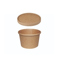 Combo Sopera de Cartón Kraft Serie 637/617/657 - Macadamia