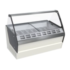 Vitrina expositora de gran capacidad para helados y paletas, OPTIMUS 16, 657 L, -24 / -14 °C - Masquefrio