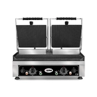 Chapa De Cozinha Inox Grill Elétrica, 3500 W, Aço Inoxidável, 2 / Estriadas, 1 / Lisa, KG-5530-DG - KG-5530-DG
