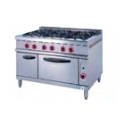 Cocina Serie 700, 6 Fuegos, Con Horno a Gas y Armario Lateral, MK-105-HG - Casfri