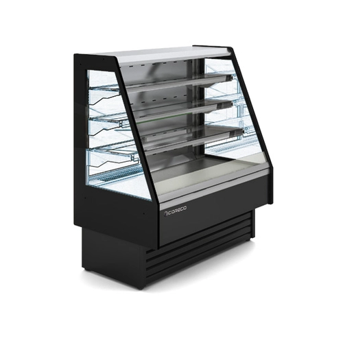 Vitrina Expositora Modular Serie Star Snack, Cristal Curvo, VSSAM-6-6-MR, Para Snack (+2°+8°) - VSSAM-6-6-MR