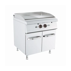 Fry-Top Gas Doble Misto, 5700.038, Puertas - 5700.038
