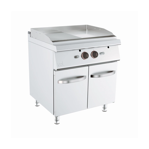 Fry-Top Gas Doble Misto, 5700.038, Puertas - 5700.038