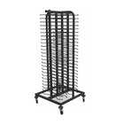 Carro Porta Platos De Servicio, DCP-100, 4 Giratorias Ø125 mm, 2 Con Freno, 100 Platos - Casfri